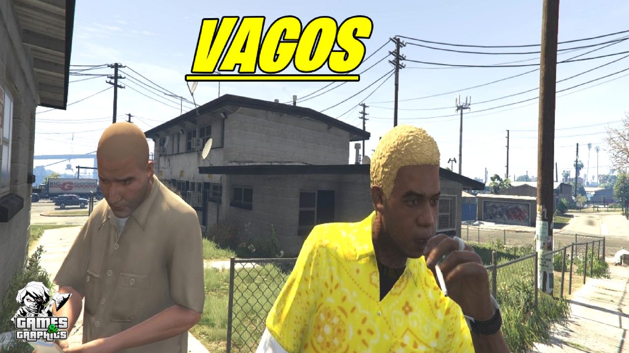 Lamar Joins Vagos Gang Vagos Colors GTA5 Mods